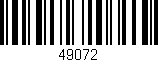 Código de barras (EAN, GTIN, SKU, ISBN): '49072'