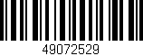 Código de barras (EAN, GTIN, SKU, ISBN): '49072529'