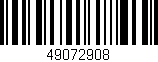 Código de barras (EAN, GTIN, SKU, ISBN): '49072908'