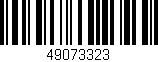 Código de barras (EAN, GTIN, SKU, ISBN): '49073323'