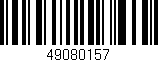 Código de barras (EAN, GTIN, SKU, ISBN): '49080157'