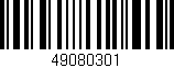 Código de barras (EAN, GTIN, SKU, ISBN): '49080301'