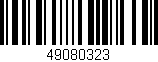 Código de barras (EAN, GTIN, SKU, ISBN): '49080323'
