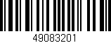 Código de barras (EAN, GTIN, SKU, ISBN): '49083201'