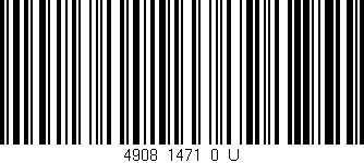 Código de barras (EAN, GTIN, SKU, ISBN): '4908_1471_0_U'
