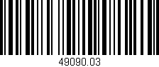 Código de barras (EAN, GTIN, SKU, ISBN): '49090.03'