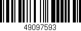 Código de barras (EAN, GTIN, SKU, ISBN): '49097593'