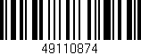 Código de barras (EAN, GTIN, SKU, ISBN): '49110874'