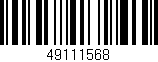 Código de barras (EAN, GTIN, SKU, ISBN): '49111568'