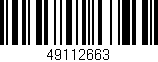 Código de barras (EAN, GTIN, SKU, ISBN): '49112663'