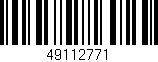 Código de barras (EAN, GTIN, SKU, ISBN): '49112771'