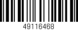Código de barras (EAN, GTIN, SKU, ISBN): '49116468'