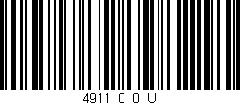 Código de barras (EAN, GTIN, SKU, ISBN): '4911_0_0_U'
