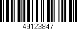 Código de barras (EAN, GTIN, SKU, ISBN): '49123847'