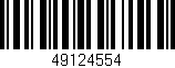 Código de barras (EAN, GTIN, SKU, ISBN): '49124554'