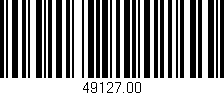 Código de barras (EAN, GTIN, SKU, ISBN): '49127.00'