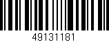 Código de barras (EAN, GTIN, SKU, ISBN): '49131181'