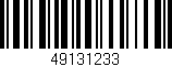 Código de barras (EAN, GTIN, SKU, ISBN): '49131233'