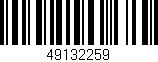 Código de barras (EAN, GTIN, SKU, ISBN): '49132259'