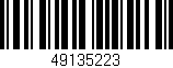Código de barras (EAN, GTIN, SKU, ISBN): '49135223'