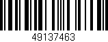 Código de barras (EAN, GTIN, SKU, ISBN): '49137463'