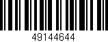 Código de barras (EAN, GTIN, SKU, ISBN): '49144644'