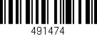 Código de barras (EAN, GTIN, SKU, ISBN): '491474'