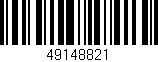 Código de barras (EAN, GTIN, SKU, ISBN): '49148821'