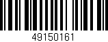 Código de barras (EAN, GTIN, SKU, ISBN): '49150161'