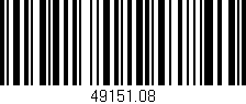 Código de barras (EAN, GTIN, SKU, ISBN): '49151.08'