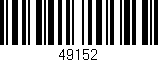 Código de barras (EAN, GTIN, SKU, ISBN): '49152'