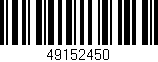 Código de barras (EAN, GTIN, SKU, ISBN): '49152450'