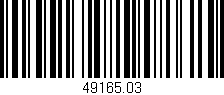 Código de barras (EAN, GTIN, SKU, ISBN): '49165.03'