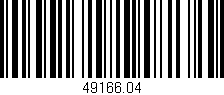 Código de barras (EAN, GTIN, SKU, ISBN): '49166.04'
