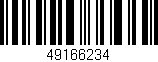 Código de barras (EAN, GTIN, SKU, ISBN): '49166234'