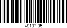 Código de barras (EAN, GTIN, SKU, ISBN): '49167.05'