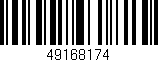 Código de barras (EAN, GTIN, SKU, ISBN): '49168174'