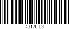 Código de barras (EAN, GTIN, SKU, ISBN): '49170.03'