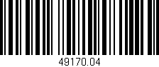 Código de barras (EAN, GTIN, SKU, ISBN): '49170.04'