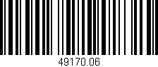 Código de barras (EAN, GTIN, SKU, ISBN): '49170.06'