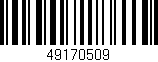 Código de barras (EAN, GTIN, SKU, ISBN): '49170509'