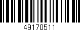 Código de barras (EAN, GTIN, SKU, ISBN): '49170511'