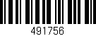 Código de barras (EAN, GTIN, SKU, ISBN): '491756'