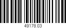 Código de barras (EAN, GTIN, SKU, ISBN): '49178.03'