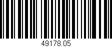 Código de barras (EAN, GTIN, SKU, ISBN): '49178.05'