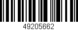 Código de barras (EAN, GTIN, SKU, ISBN): '49205662'