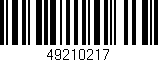 Código de barras (EAN, GTIN, SKU, ISBN): '49210217'