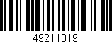 Código de barras (EAN, GTIN, SKU, ISBN): '49211019'