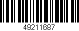 Código de barras (EAN, GTIN, SKU, ISBN): '49211687'