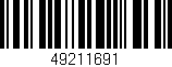 Código de barras (EAN, GTIN, SKU, ISBN): '49211691'
